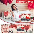 thumbnail image 1 of Xihbxyly Oferta por tiempo limitado Fundamentos de San Valentín, Fundamentos del cojín, Personalización decorativa para el hogar, 1 of 2