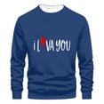 thumbnail image 4 of guisaled Matching Sweatshirts for Couples I Love My Girlfriend Boyfriend Funny Crewneck Sweatshirt Valentines Day s for Husband Wife Clothing, 4 of 5