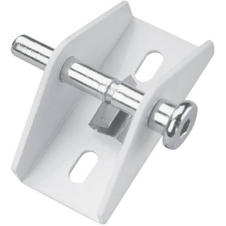 Defender Security U 9855 Sliding Door Lock, Push/Pull, White
