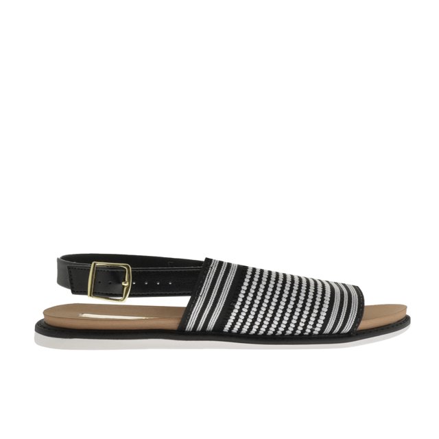 Sandalias Paulette color negro con cinta bordada 24 Dorothy Gaynor Sandalias Paulette color negro con cinta bordada 24