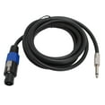 thumbnail image 1 of Cable 1/4 Inch Male Speaker Cable Professional Plug And Play Speaker Extension Cable For Stage Monitors Subwoofers, 1 of 8