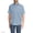 Light Indigo Blue Plaid, variant on Men's Tall Short Sleeve No Iron Twill Shirt