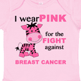 thumbnail image 4 of Inktastic I wear PINK for the fight against Breast Cancer Boys or Girls Baby Bodysuit, 4 of 5