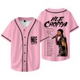 thumbnail image 1 of Veste de Baseball Logo NLE Choppa Rappeur 2024 T-Shirts de Tour Merch Femmes Hommes Mode Décontractée HipHop Tee,TTG,style 7, 1 of 5