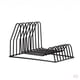 thumbnail image 1 of 2pcs Nordic Style Iron Wire Magazine Rack Display Book Stand Bookshelf Office, 1 of 9