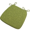 thumbnail image 1 of Memory Foam Seat Cushions with Ties 18x17, Kitchen Chair Cushions 18 Inch, Non-Slip Chair Pads for Dining Chairs Set of 2 4 6, Seat Cushions Covers Washable, 1 of 1