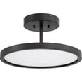 thumbnail image 6 of BLW1715W-Quoizel Lighting-Beltway - 30W 1 LED Semi-Flush Mount - 8 Inches high-White Lustre Finish, 6 of 7