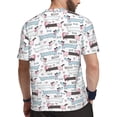 thumbnail image 2 of Wukai Dachshund Dog Puppy Print Men's Short-Sleeved Mesh T-Shirt,Quick-Dry Short Sleeve Workout T-Shirt-3X-Large, 2 of 8