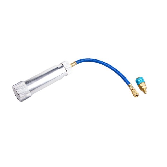 Shisuyan Oil and Dye Injector Tool Manual Screw-In For Car Ac Air Conditioning Recharge Kit Oil Dye Injection Air Conditioning Automotive Tools