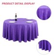 thumbnail image 4 of Mantel Jacquard de poliéster a prueba de derrames, cubierta de mesa para cocina, comedor, boda, banquete, uso en mesa (redondo, 1,8 m), 4 of 5
