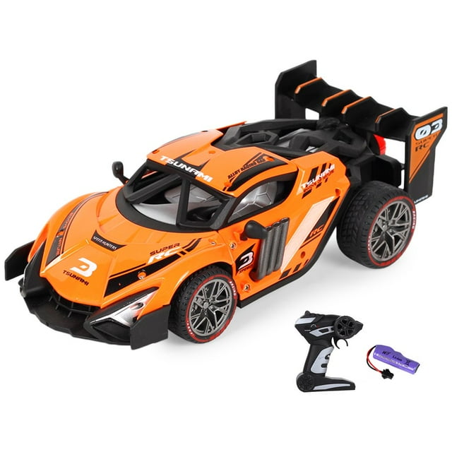 CNKOO 930-7A RC Alloy Remote Control Car 1 18 Spray Stunt Car High-Speed Racing Drift Skeleton Car Children‘s Sports Car