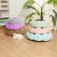 thumbnail image 3 of KYAIGUO Soft Dog Puppy Bed,Cat Bed,Fashion Round Flower Dog Bed for Crate Car,Winter Warm Pets Bed for Small Medium Dogs, 3 of 5