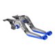 thumbnail image 1 of Palancas de freno y embrague cortas y largas para Yamaha TMAX560 2019-2020, palanca de freno ajustable de motocicleta, aleación de aluminio, mango de titanio con extremo azul, 1 of 6