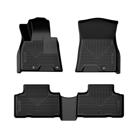 Husky Liners 96901 Weatherbeater Floor Mats Fit 2025 Genesis GV80 - Front/2nd Seat - Black