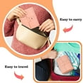 thumbnail image 3 of PU Leather Travel Jewelry Organizer Case, Portable Book Design Jewelry Case, for Ring Pendant Stud Earring Necklace Bracelet, Organizer Storage Holder Boxes, 3 of 7