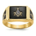 thumbnail image 1 of 14K Yellow Gold Men's Masonic Ring, 1 of 3