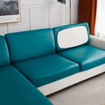 thumbnail image 3 of Funda elástica de cuero PU impermeable para cojín de sofá, cubierta de respaldo para asiento de sofá, fácil de limpiar, protector de sofá para mascotas y niños, 3 of 5