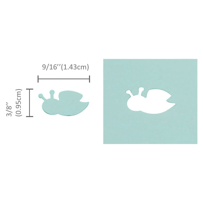 3/8 Inch Cross Shape Craft Punch - Lever Action Paper Punch For Scrapbooking, Cards, DIY Arts & Crafts