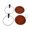 brown, variant on YOPTOP Bird Trays Tree Mounted for Bird Feeder Bird Bath Bowl Installed on Wooden Fences  Trees  Deck Indoor and Outdoor Walls,brown