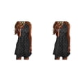 thumbnail image 4 of Vestido corto Qarigey estampado para mujer cuello Halter S M L XL 2XL 3XL 4XL 5XL, 4 of 6