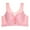 Pink, variant on Jsaierl Lace Bras for Women Plus Size Support T-shirt Bras Cotton Comfort Bralettes Elegant Everyday Full Figure Bras