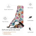 thumbnail image 3 of KLL Skulls and Roses Microfiber Beach Towel Fast Drying,Extra Large 31.5"x63" Sand Free Beach Towel Super Lightweight Towels, 3 of 8