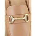 thumbnail image 4 of Metal Decor Flat Mules  Elegant Apricot-colored Solid Color Mule High Heels  Made Of Pure Metal, 4 of 7