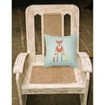 thumbnail image 2 of Carolines Treasures BB5731PW1818 Alphabet F for Fox Fabric Decorative Pillow  18H x18W multicolor, 2 of 2