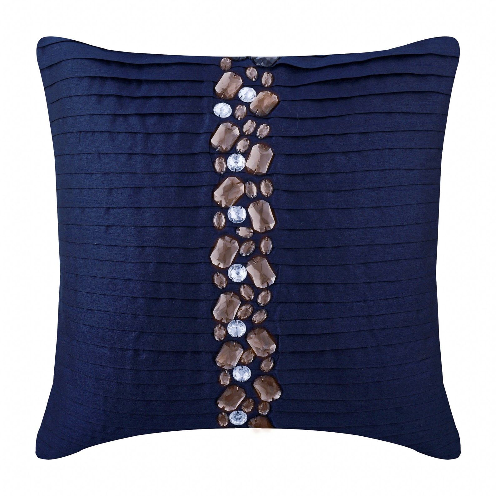 クッションカバー Cushion Cover navy line Navy Blue Cushion Cover, Modern Pillow Cover, 12x12 inch