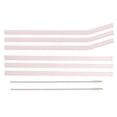 thumbnail image 1 of Set de Pajas Incluye 3pcs Pajas Rectas & 3 Paja Doblada & 2pcs Cepillos de Limpieza & 1 piece Paño de Limpieza Rosado perfecl Pajita, 1 of 8