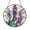 Acrylic 3.5 Inch, variant on Lupine Flower Dragonfly Stained Glass Window Suncatcher, Whimsical Garden Art Hanging Decor