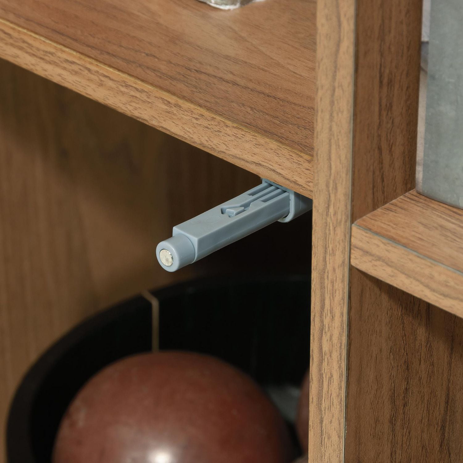 Sauder Ambleside Storage Cabinet, Serene Walnut, 431619