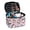 Santa Claus Christmas tree, variant on HELLHERO Makeup Bag Festive Reindeer Design Make Up Case Organizer Zipper Polyester