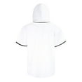 thumbnail image 2 of Victorious Men's Two Tone Hoodie Baseball Jersey BJ63 - White - Large, 2 of 2