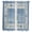 Denim, Tan, Cream, variant on Teal Blue Coastal Tier Curtains 24 Inch Length, Vintage Summer Beach Coral Shell Starfish Cafe Short Curtains for Bathroom Over Sink, Small Kitchen Curtain Light Filtering Drapes 2 Panels 27.5"Wx24"L