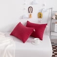 thumbnail image 5 of Ntbay 2 Pack Microfiber Soft Tiny Pillows, Machine Washable Travel Pillows, 11" x 7", Red, 5 of 5