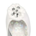 thumbnail image 4 of New Girl Little Angel Joy-876E Leatherette Round Toe Flower Petal Gem Wedge Pump, 4 of 5