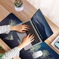 thumbnail image 5 of Large Mouse Pad 31.4 x 15.7inches 3mm XXL Extended Gaming Mouse Pad Mat with Non-Slip Base Stitched Mousepad for Computer,Office,Keyboard and Laptop-World map，Waterproof Desk Mat, 5 of 6