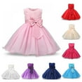 thumbnail image 3 of BULLPIANO Girls Pageant Lace Dresses Flower Girl Dresses Toddler Princess Dress Party Bowknot Tutu Gown Dress, 3 of 4