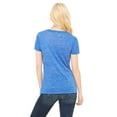 thumbnail image 2 of Ladies' Jersey Short-Sleeve Deep V-Neck T-Shirt (TRUE ROYAL MRBLE - S), 2 of 2