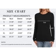 thumbnail image 5 of MOSHU 3 Pack T Shirts for Women Ribbed Long Sleeve Shirts Crew Neck Slim Fit Undershirts Casual Fall Tight Tops, 5 of 8