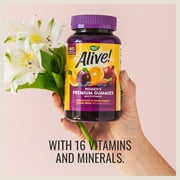 Natures Way Alive! Women’s Premium Gummy Multivitamin, B-Vitamins, 75 Gummies