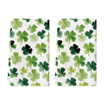Sm:)e Shamrocks St. Patrick's Day Kitchen Towels Dish Towels, 18x26 Inch Seasonal Hand Towels Set of 2