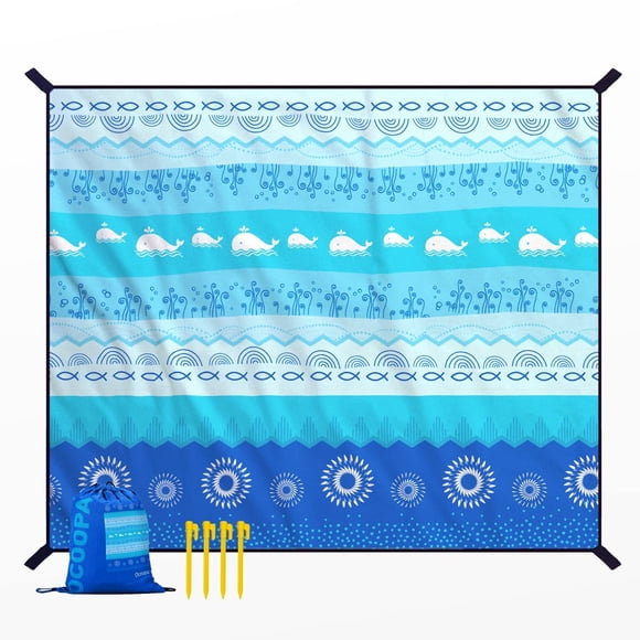 Manta de Playa OCOOPA 270x210 cm Impermeable y Antiarena