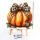 thumbnail image 5 of Kit de pintura por números sobre lienzo, arte al óleo artesanal, imagen de calabaza, decoración del hogar, 40x40cm, 5 of 9