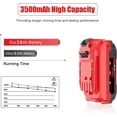 thumbnail image 2 of BOTKK 2Pack 3.5Ah 20V Battery Replacement for CMCB205 20V MAX CMCB204 CMCB202 CMCB201 CMCD700C1 CMCS500B Compatible with V20 Cordless Power Tools, 2 of 6