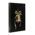 thumbnail image 3 of Stupell Industries Vintage Holiday Bell on Black Holiday Painting Black Framed Art Print Wall Art, 12 x 18, 3 of 8