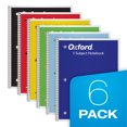 thumbnail image 7 of Oxford Spiral Notebook 6 Pack, 1 Subject, Wide Ruled Paper, 8 x 10-1/2 Inch, Blue, Yellow, Red, Light Blue, Green and Black, 70 Sheets (65010), 7 of 7