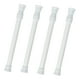 thumbnail image 5 of Paquete de 4 barras de cortina finas, ideales para bricolaje, ahorran espacio, son pequeñas y tienen resortes de tensión para armarios, ventanas, baño, 5 of 8