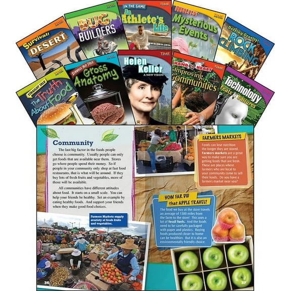Time for Kids(r) Informational Text: Time for Kids(r) Informational Text Grade 4 Readers Set 1 10-Book Set (Other)